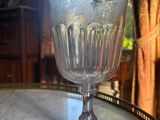 a glass of water sitting on top of a table