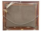 a picture of a wooden frame with a piece of paper on it