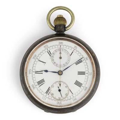 an old pocket watch with roman numerals on it