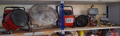 Ensemble de chauffages d'atelier électrique, ventilateur, sp… - Photo 1