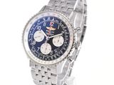 breiter chronograph automatic watch with stainless steel bracelet