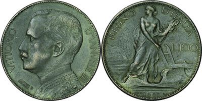 a close up of a coin with an image of a man on it