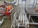 a lot of pipes that are sitting on the ground