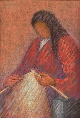 Fernand ELIE (1906-1992) La Tricoteuse