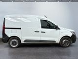 a picture of a white van parked in a garage