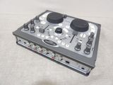 a close up of a control panel on a table
