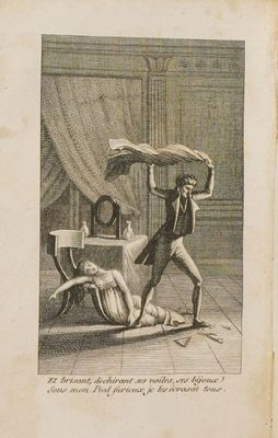 un dessin représentant un homme tenant un parapluie au-dessus d'une femme