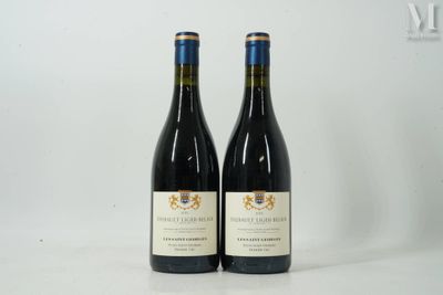 deux bouteilles de vin rouge posées l'une à côté de l'autre sur une table