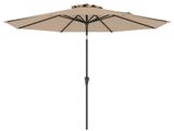 a close up of an umbrella on a white background