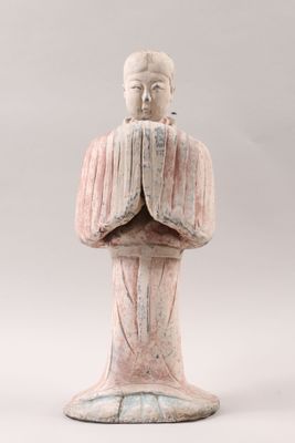an image of a statue of a man with his hands folded over his face