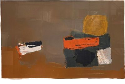 an image of a painting of a boat and a ball on a table