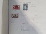 a picture of a picture of a book with stamps on it