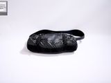 an image of a black fanny bag on a white background