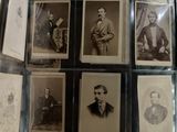 several old black and white photographs of men in suits and ties