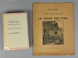 Il y a deux livres sur une table : l'un est un livre et l'autre est un livre avec l'image d'une maison.