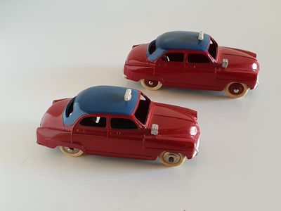 DINKY FRANCE réf 24UT , 2 modèles Simca Aronde Taxi rouge/bl…