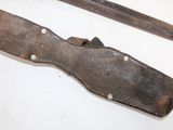 a knife and a knife holder on a table