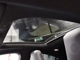 a dog sitting in the passenger seat of a car
