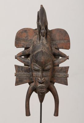 COTE d'IVOIRE. Masque Senoufo.