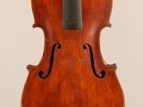 an old violin with a bow on a white background