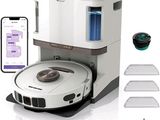 une image représentant un aspirateur robot et un téléphone