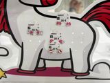 a picture of a sticker of a unicorn on a table