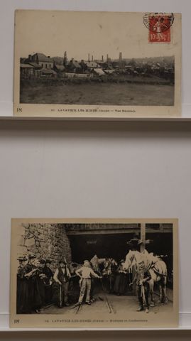 Lavaveix Les Mines : Lot de 2cpa :  HM10 : Rare. B.E ; HM 12 : Tr...