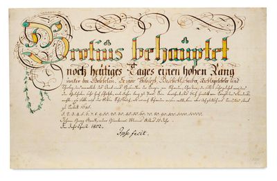 un ancien manuscrit comportant des inscriptions et des éléments calligraphiques