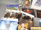 a lot of video games on the table together