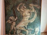 une photo d'un tableau représentant une femme tenant un miroir
