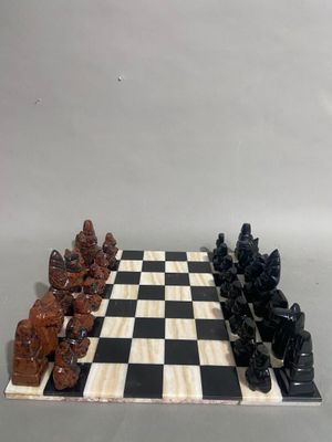 [MEXIQUE] Jeu d'échec en obsidienne