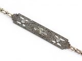 un bracelet ancien en diamants