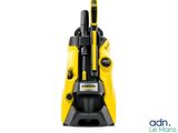 a close up of a yellow pressurer on a white background