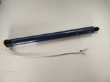 a pen that is laying on a white surface
