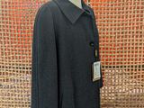 the coat is made of wool and has a collared collar