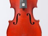 an old violin with a bow hanging from it ' s back