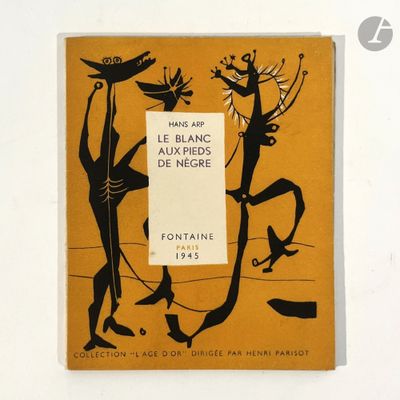 an old book with a picture of a man and a woman on it