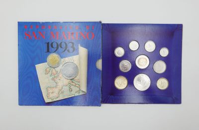 Plaquette monnaies Repubblica di San Marino 1993