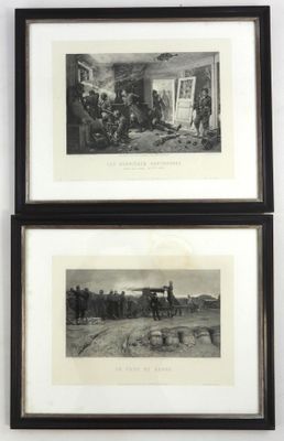 GRAVURES. Alphonse de NEUVILLE (1835-1885) d'après: "Les der…