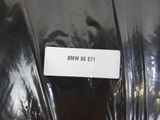 a close up of a motorcycle with a sticker on it