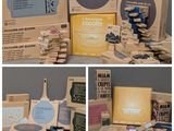 de nombreuses photos différentes représentant divers objets contenus dans une boîte
