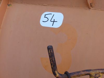 a close up of a box with a number on it