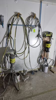 a room with a bunch of electrical equipment in it