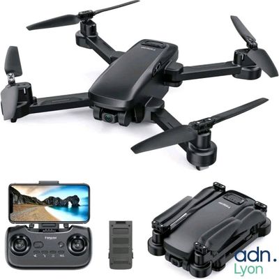 Drone 4K HD dual camera 5G avec zoom 50x, 360° roll, éviteme…