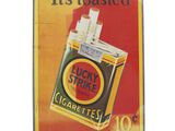 une pancarte indiquant qu'il est « grillé aux cigarettes »