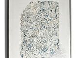 an image of a painting of a rock on a white background