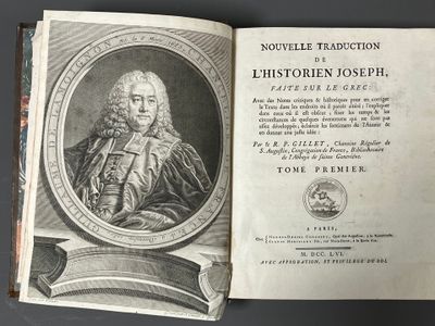 [Judaica]. FLAVIUS JOSÈPHE. Nouvelle traduction de l'histori…