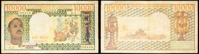 deux billets de banque différents sur lesquels figurent respectivement l'image d'un homme et celle d'une femme