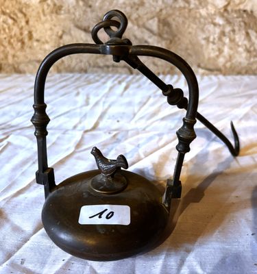Lampe à huile bouchon poule - Photo 1