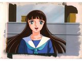 an image of a picture of a girl with long brown hair